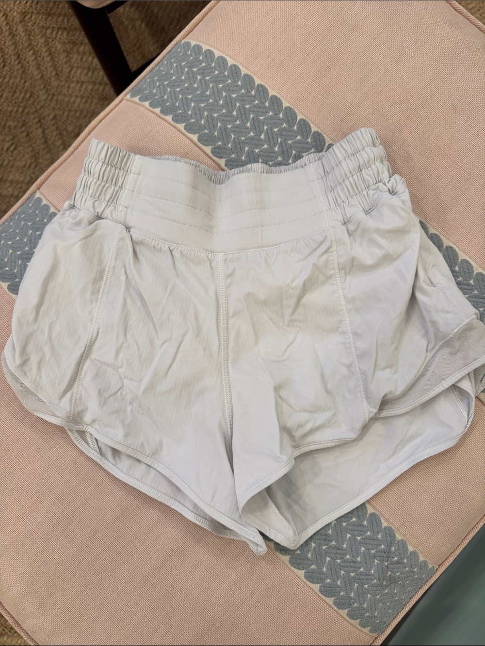 lululemon athletica White Lightweight Running Shorts